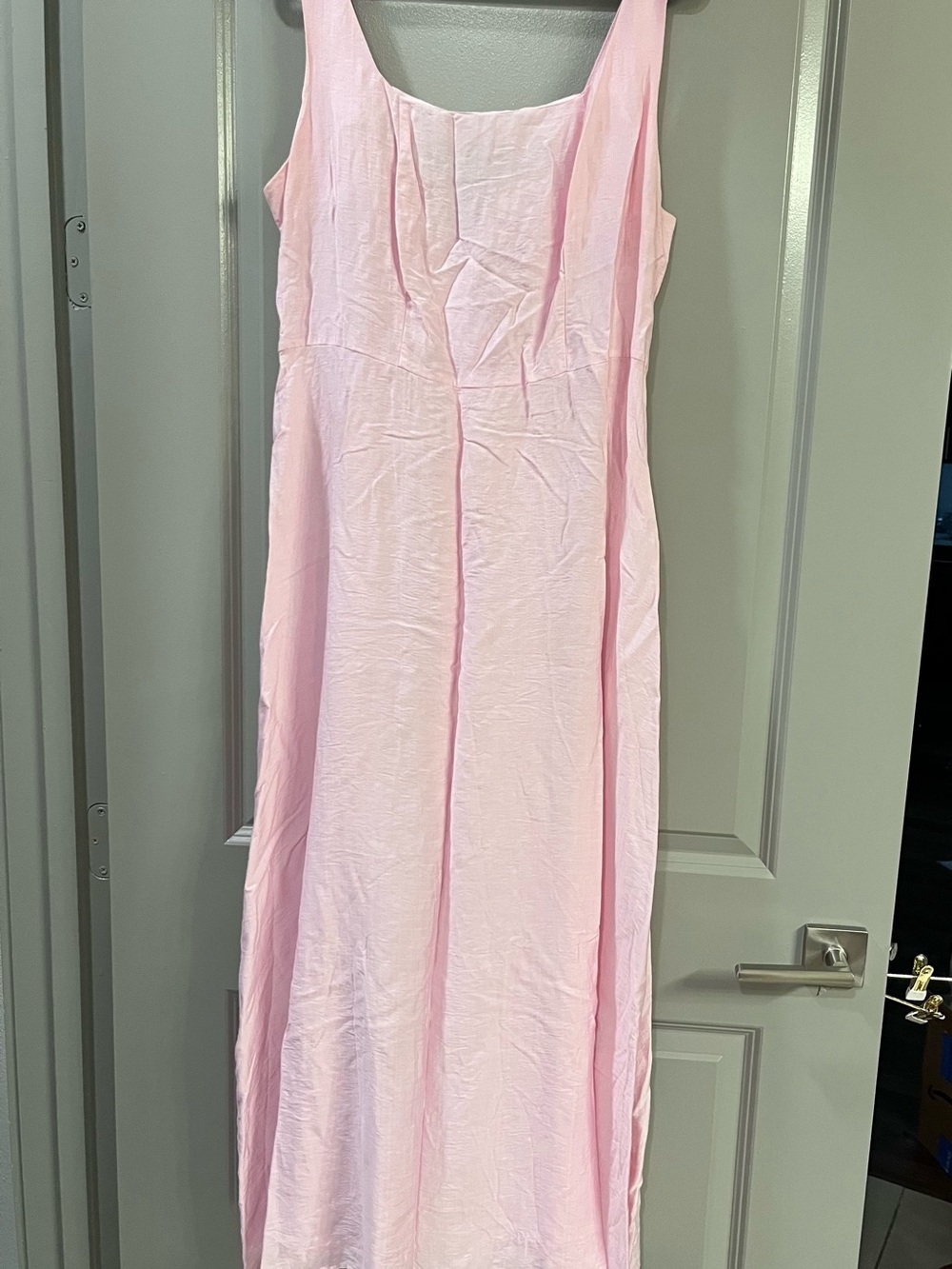 SHEIN Light Pink Sleeveless Slip Dress
